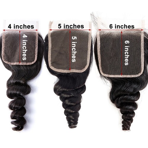 Virgin Hair Loose Wave 4X4 5x5 6x6 7x7 HD Lace Closure | Human Hair Wig | Lace Front
